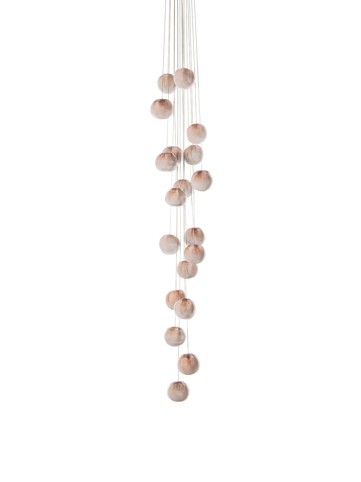 Bocci 84 Cluster Pendelleuchte – 84.19 – 19 Pendel, Ø501 mm Baldachin rund, 2700 K