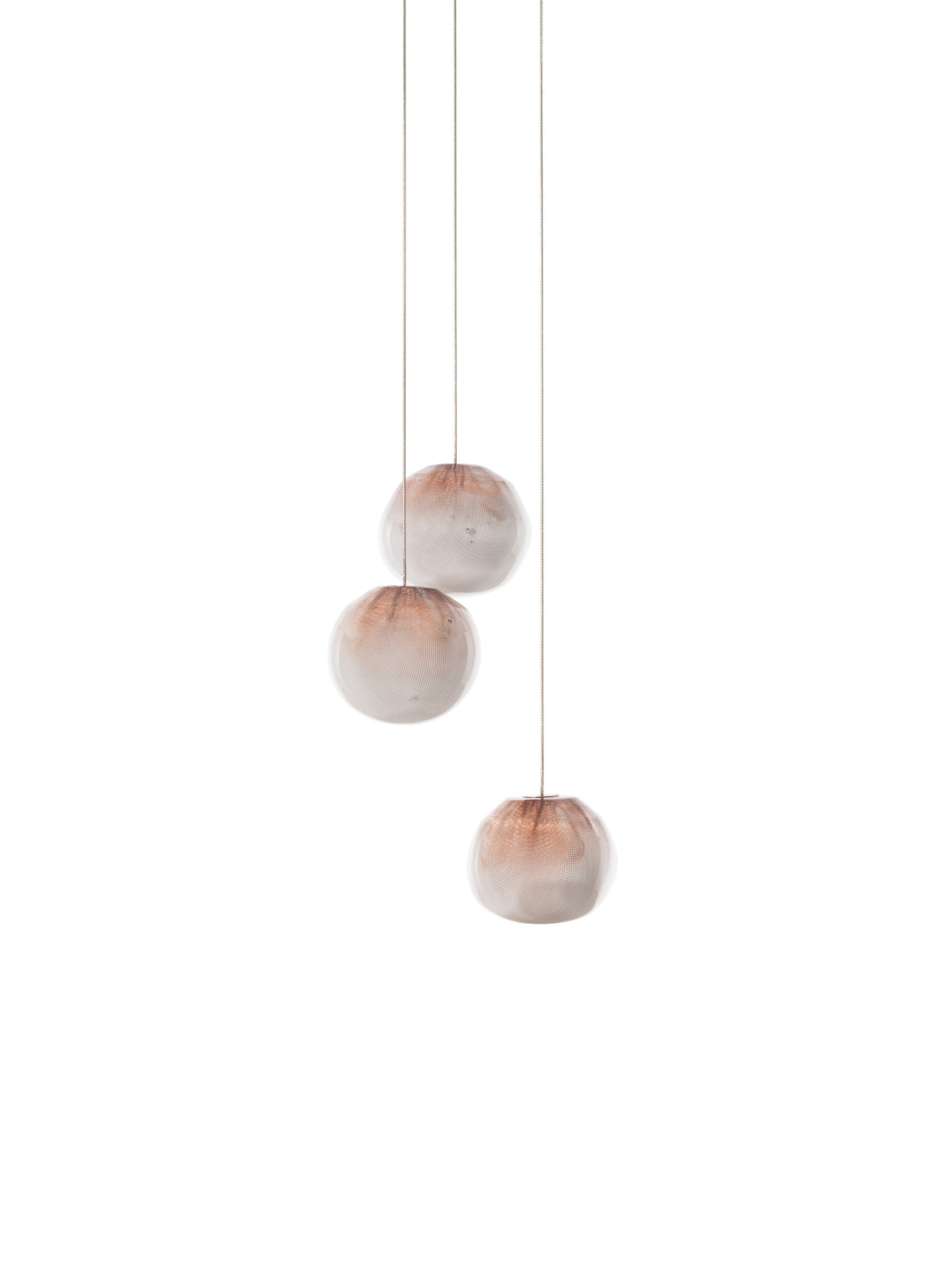 Bocci 84 Random Pendelleuchte – 84.3 – 3 Pendel, Ø152 mm Baldachin rund, 2700 K