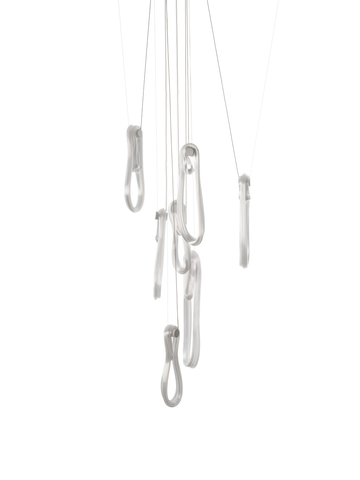 Bocci 87 Random Pendelleuchte – 87.7 – 7 Pendel, Ø203 mm Baldachin rund, 2700 K