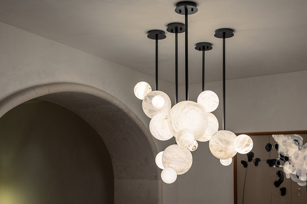 United Alabaster Up & Down Pendelleuchte – Ansicht 5