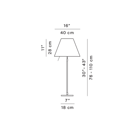 Luceplan Costanza Tischleuchte – Ansicht 12