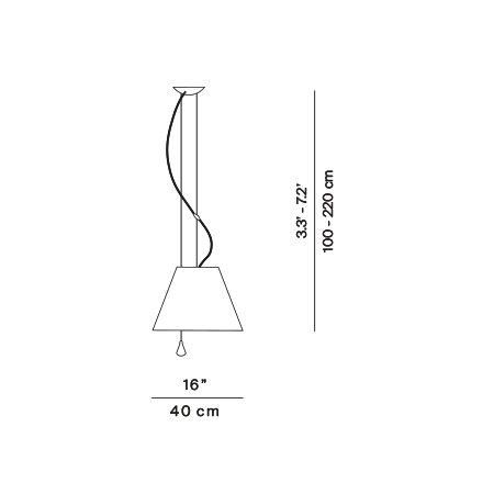 Luceplan Costanza Pendelleuchte – Ansicht 10