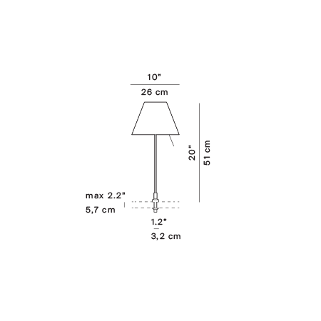 Luceplan Costanzina Tischleuchte – Ansicht 11