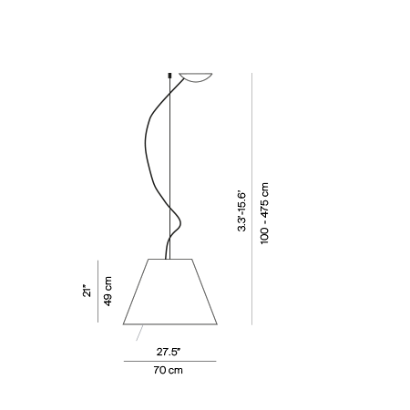 Luceplan Grande Costanza Pendelleuchte