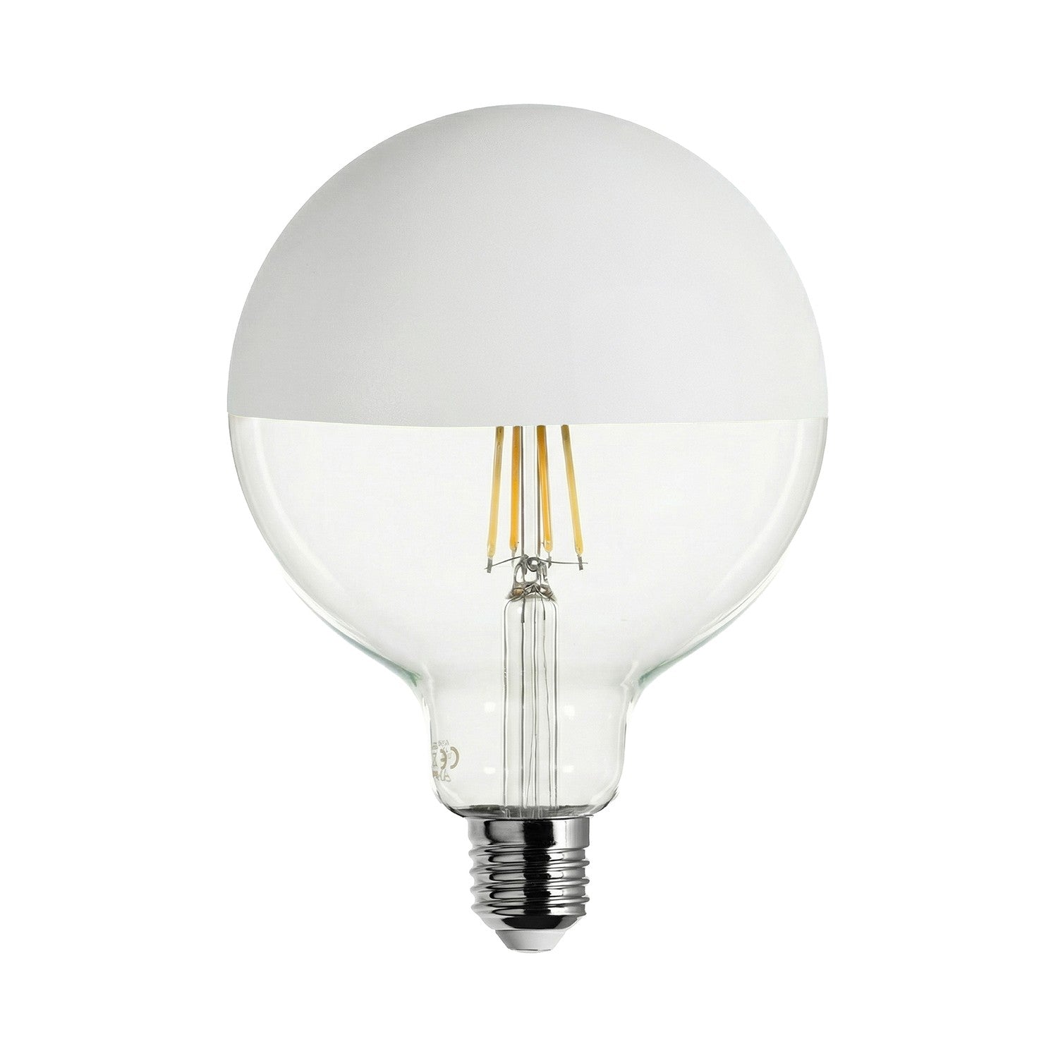 Glühbirne LED Maria G125 4,8W 806Lm E27 2700K dimmbar - Weiß – Hauptbild