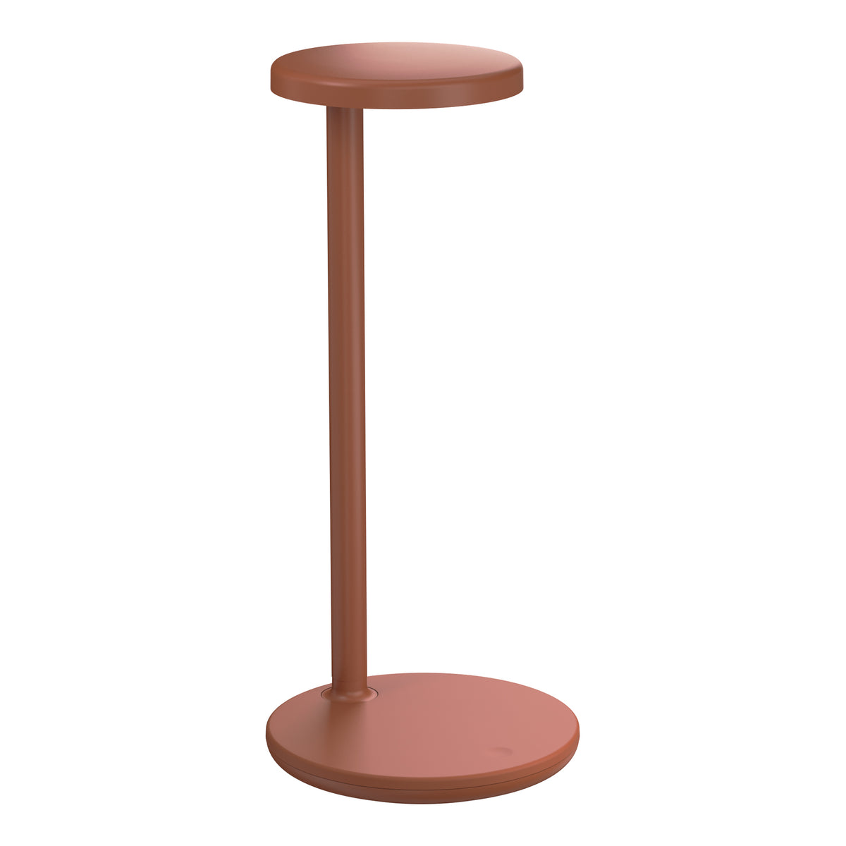 Flos Oblique Qi Tischleuchte – Matt rust, 2700K