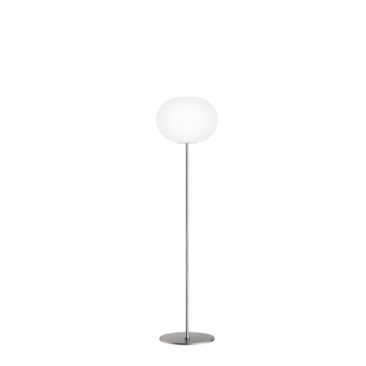 Flos Glo-Ball Floor 3 Stehleuchte – Silver