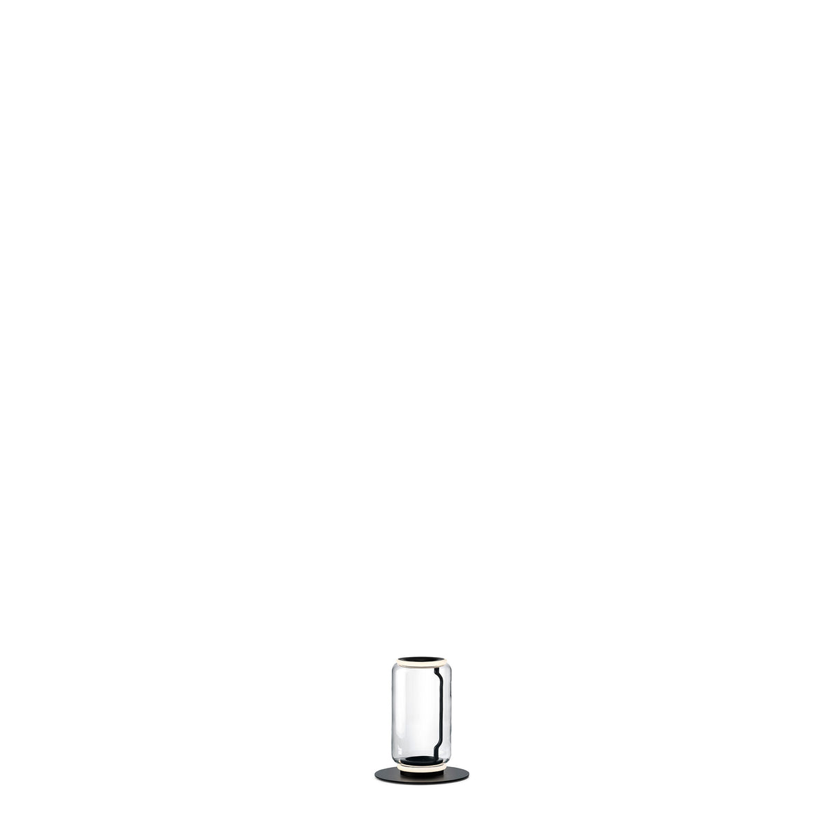 Flos Noctambule Floor 1 Low Cylinder Small Base Stehleuchte – Black