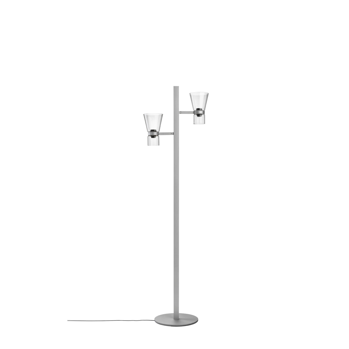 Flos Nocturne F2 Cone Stehleuchte – Silver