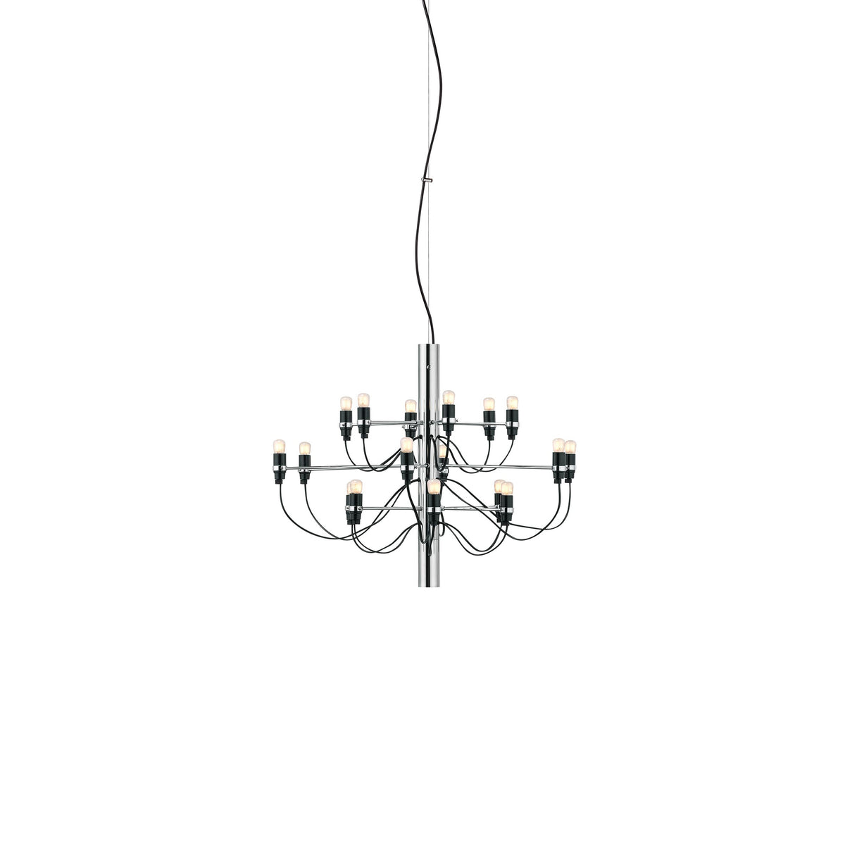 Flos 2097/18 (frosted bulbs) Pendelleuchte – Chrome