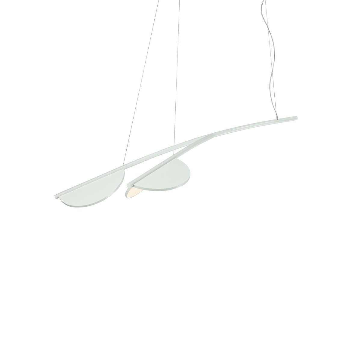 Flos Almendra Organic Suspension Short 2 Pendelleuchte – Off-white