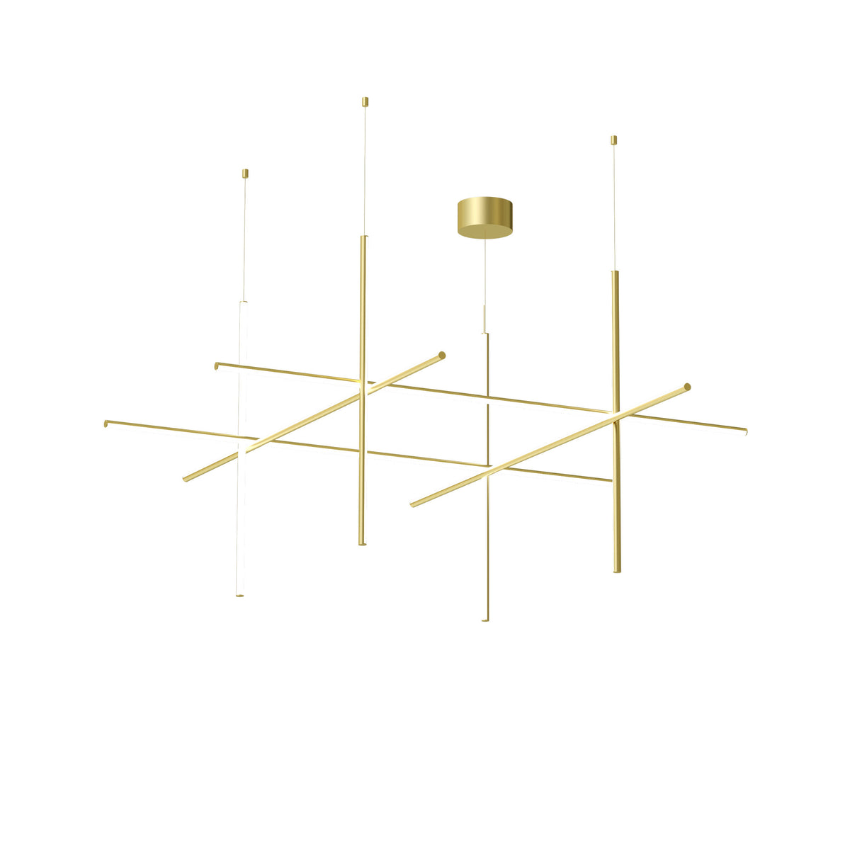 Flos Coordinates Suspension 4 Pendelleuchte – Anodized Champagne