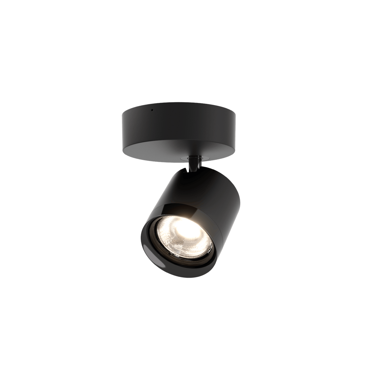 GRAU Set Focus Deckenleuchte – Schwarz, Deckenaufbau – Warmes Licht 2700 K