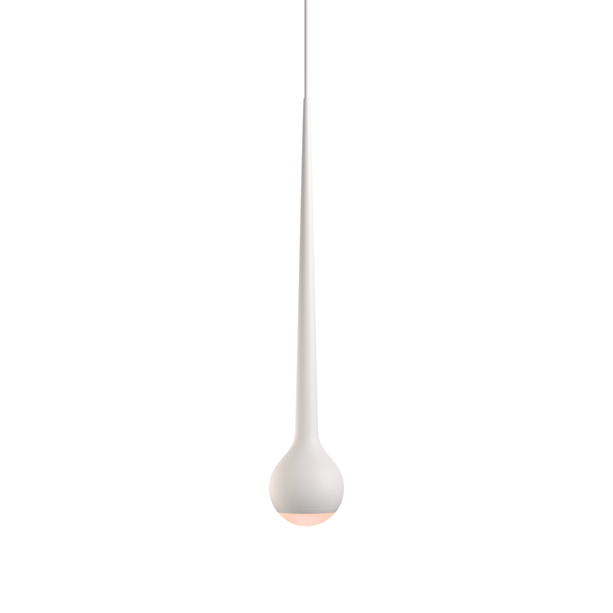 GRAU Falling Sun Pendelleuchte – Weiß, Deckeneinbau - 6m Kabel