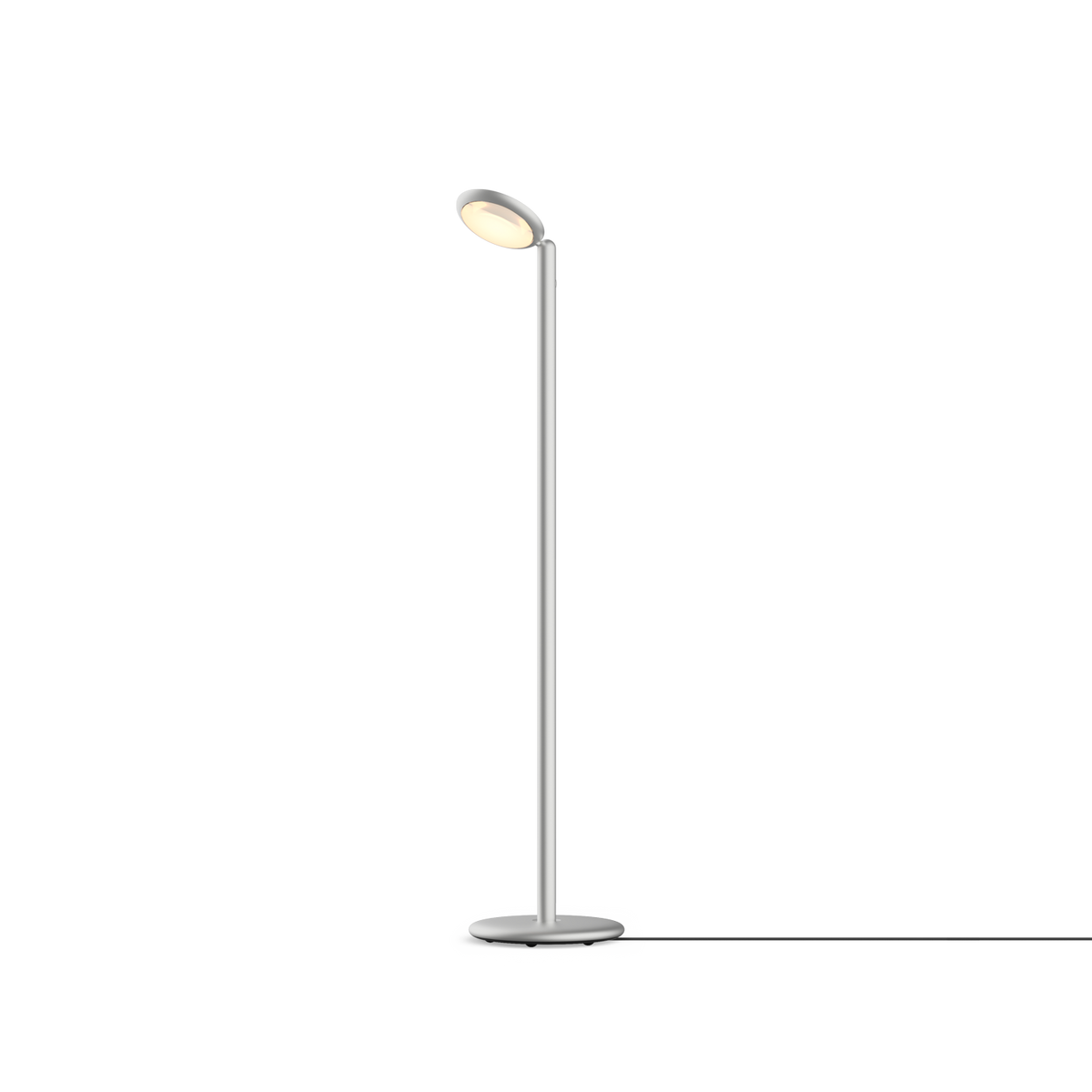 GRAU Parrot Floor Stehleuchte – Silber, Cable