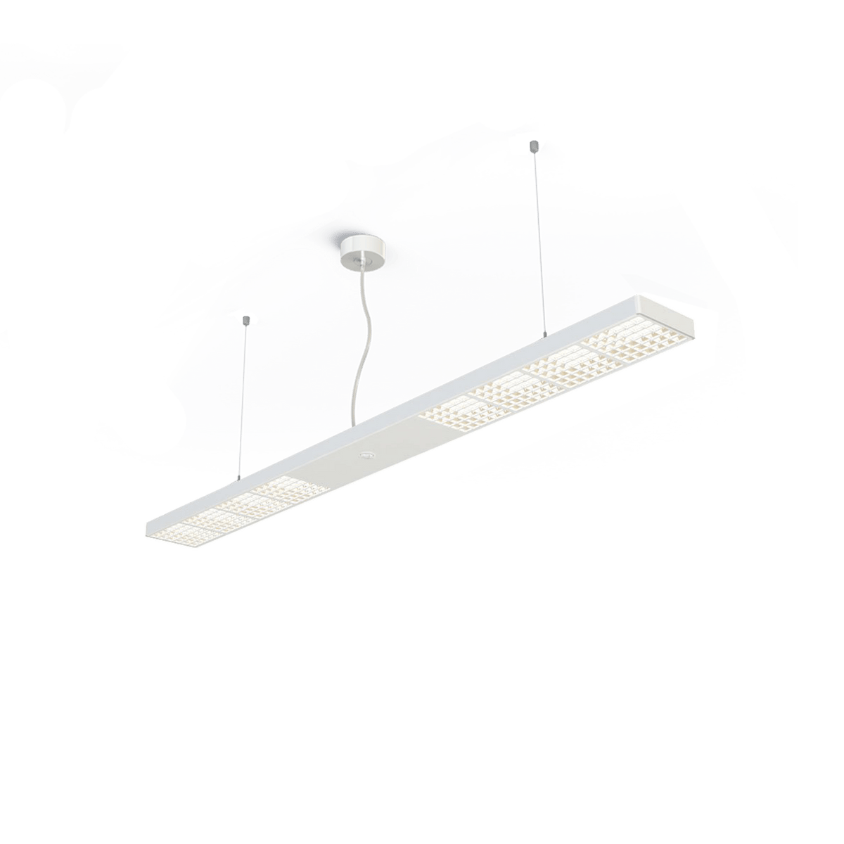 GRAU Xt-a Ceiling Deckenleuchte – Weiß/Weiß, 150 cm – Direktlicht Fokus – Mit Sensor