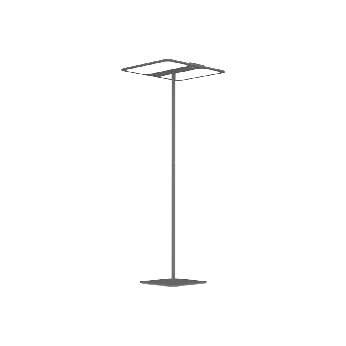 GRAU Xt-s Two Stehleuchte – Anthrazit, Zentrierter Schaft