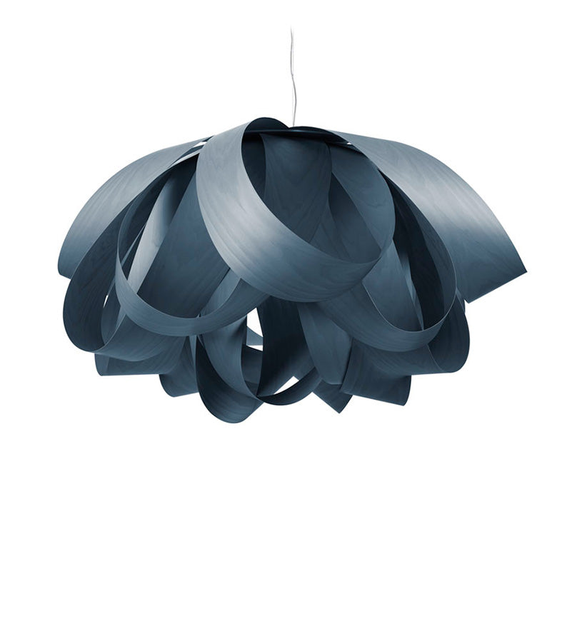 LZF Agatha Large Pendelleuchte – Furnier Blau
