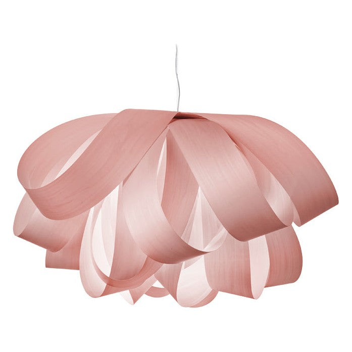 LZF Agatha Large Pendelleuchte – Furnier Zartrosa