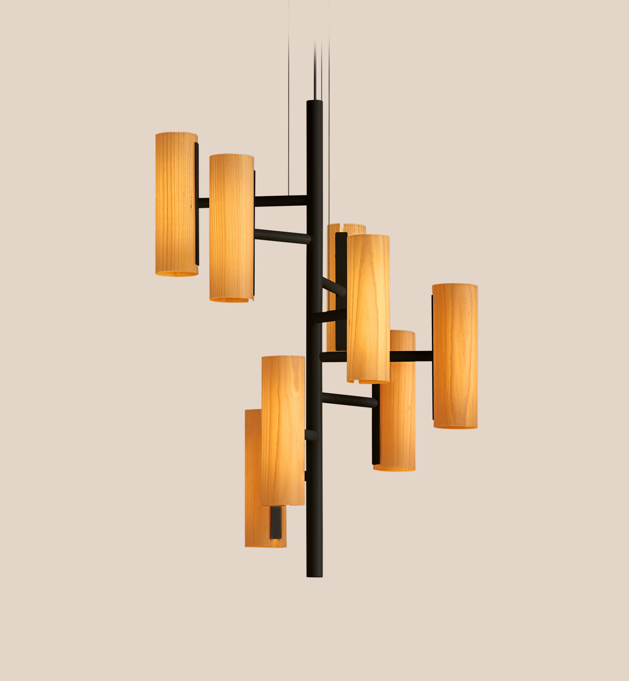 LZF Black Note Chandelier