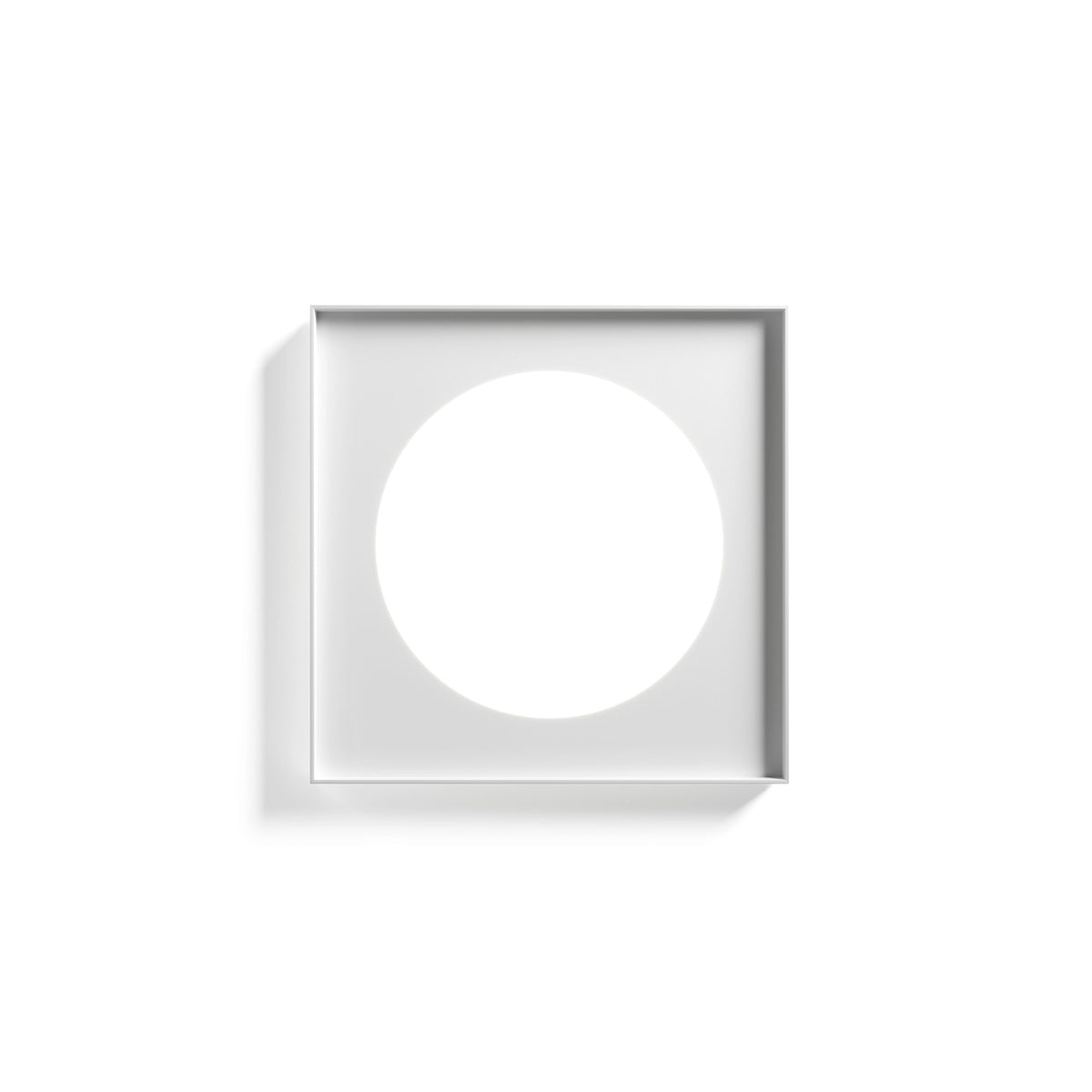 Luceplan Cassette Deckenleuchte – A03W99 – 90×90 cm – 2700K, Weiß matt, 2700 K