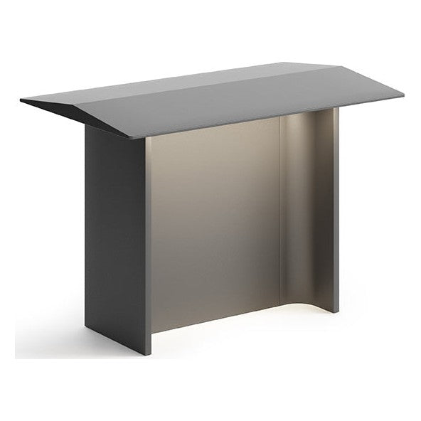 Luceplan Fienile Außen-Stehleuchte – D98TM1 – h 32 cm, Dunkelgrau, 3000 K