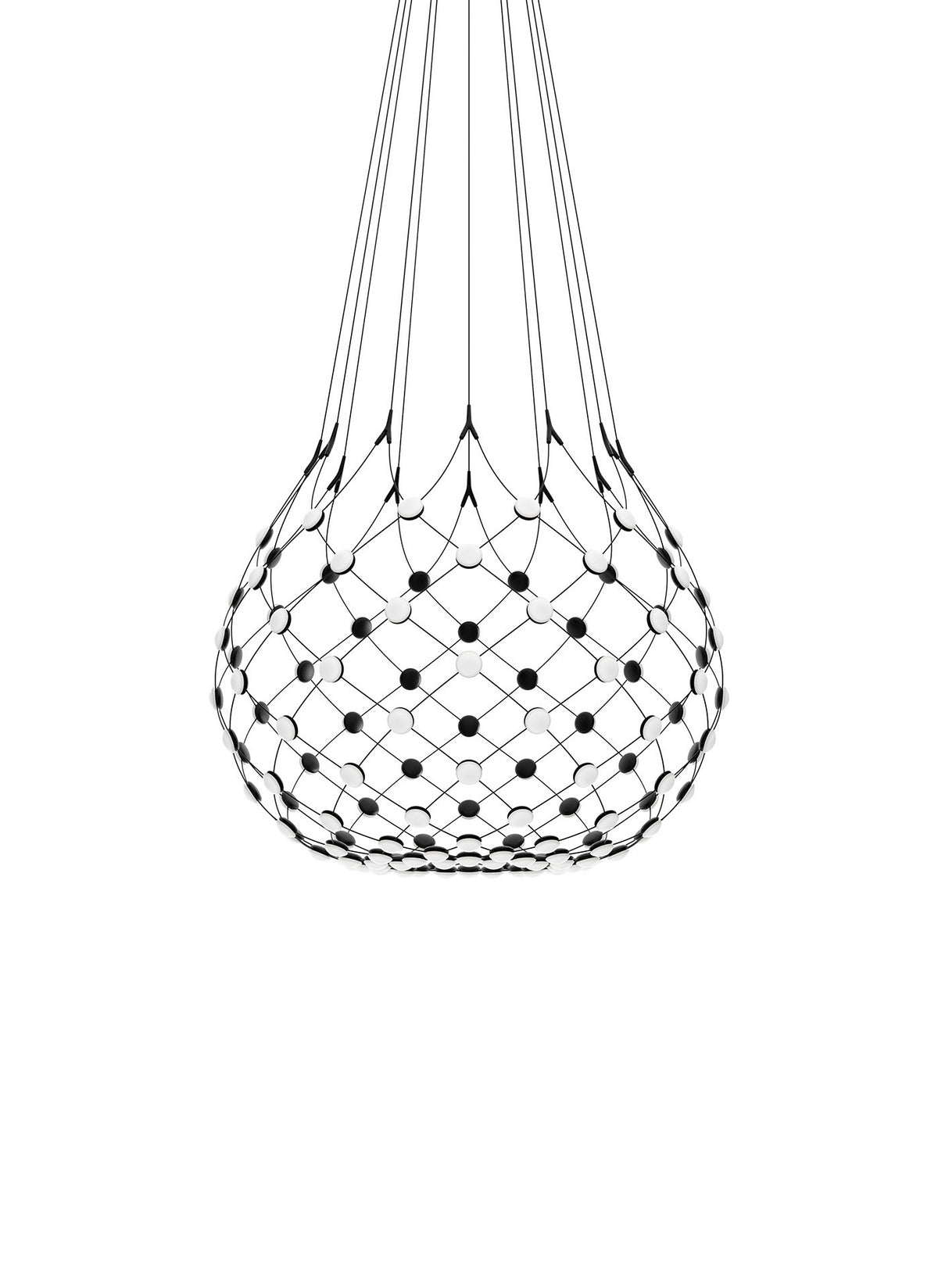 Luceplan Mesh Pendelleuchte – D86KW101B – Ø 100 – Wireless