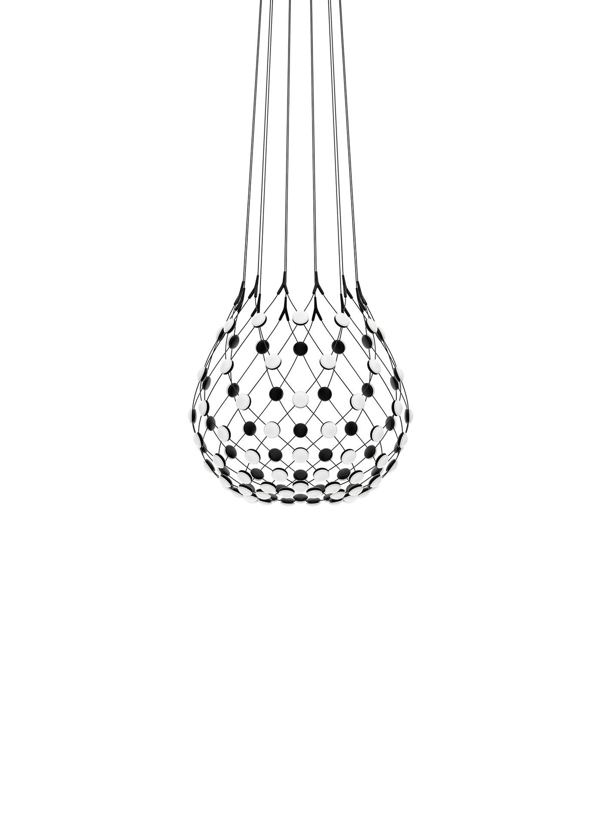 Luceplan Mesh Pendelleuchte – D86KW081B – Ø 80 – Wireless