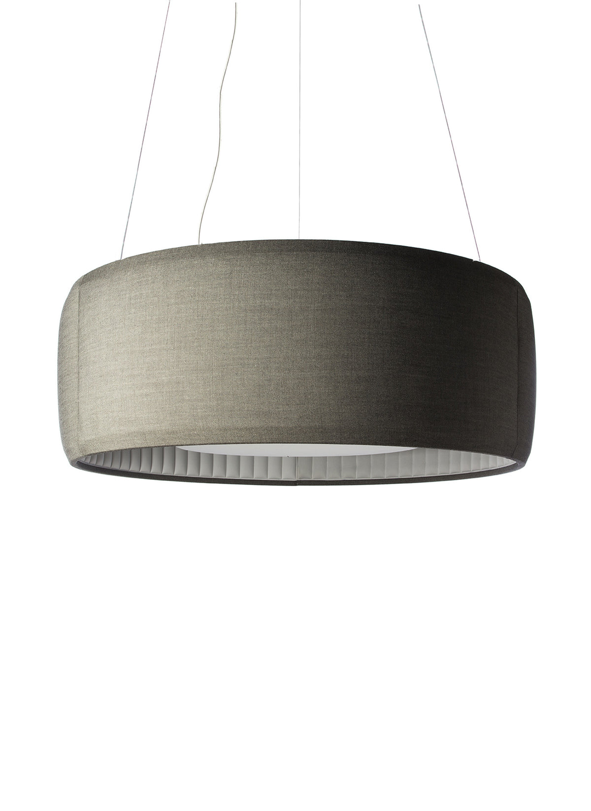 Luceplan Silenzio Pendelleuchte – D79/120c – 120c, Hellgrau