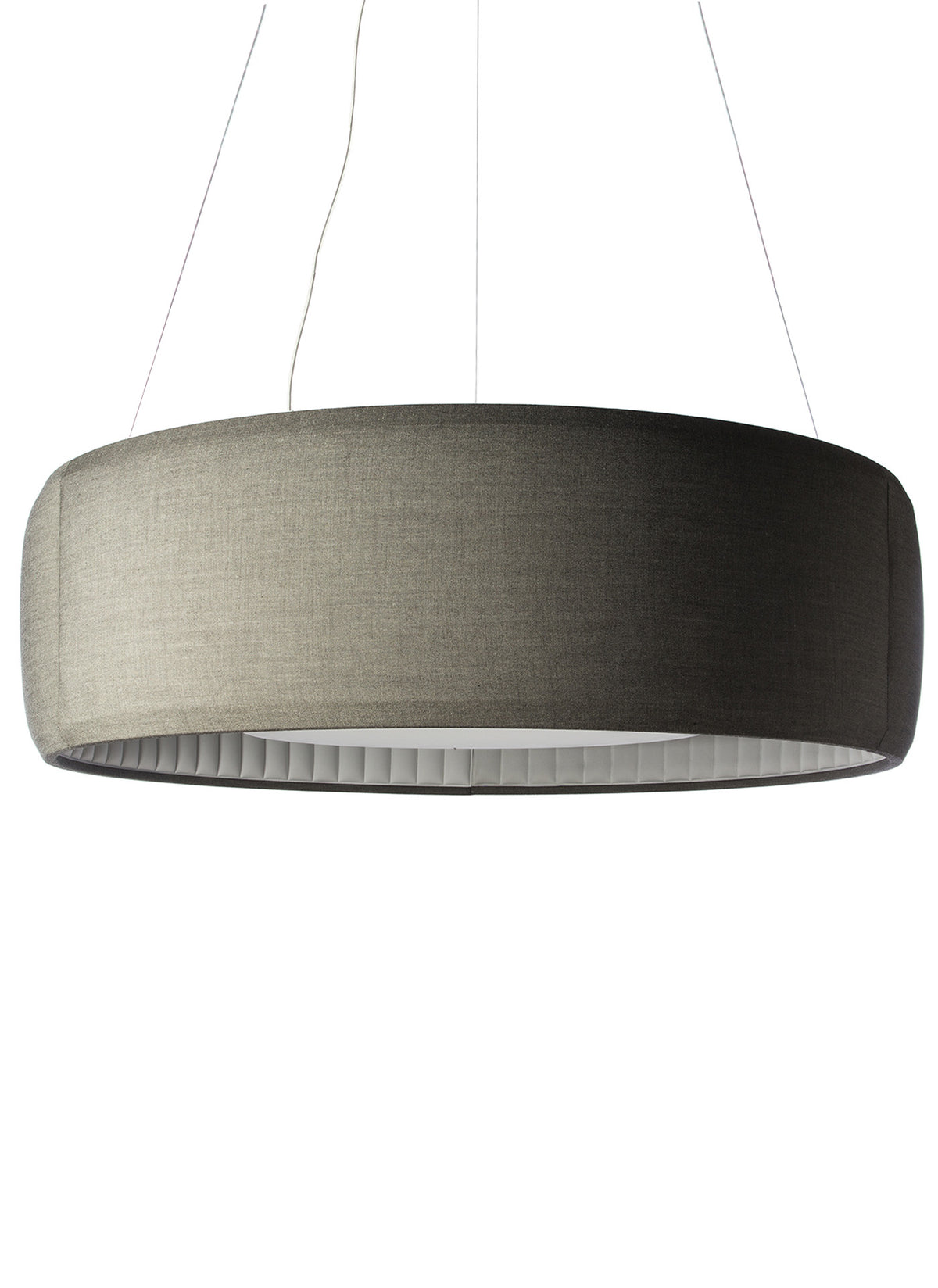 Luceplan Silenzio Pendelleuchte – D79/150c – 150c, Hellgrau