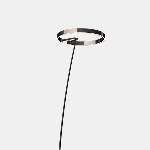 Occhio Mito raggio Stehleuchte – wide, Bronze, Fuß Schwarz matt, 2700–4000 K (dim-to-warm)
