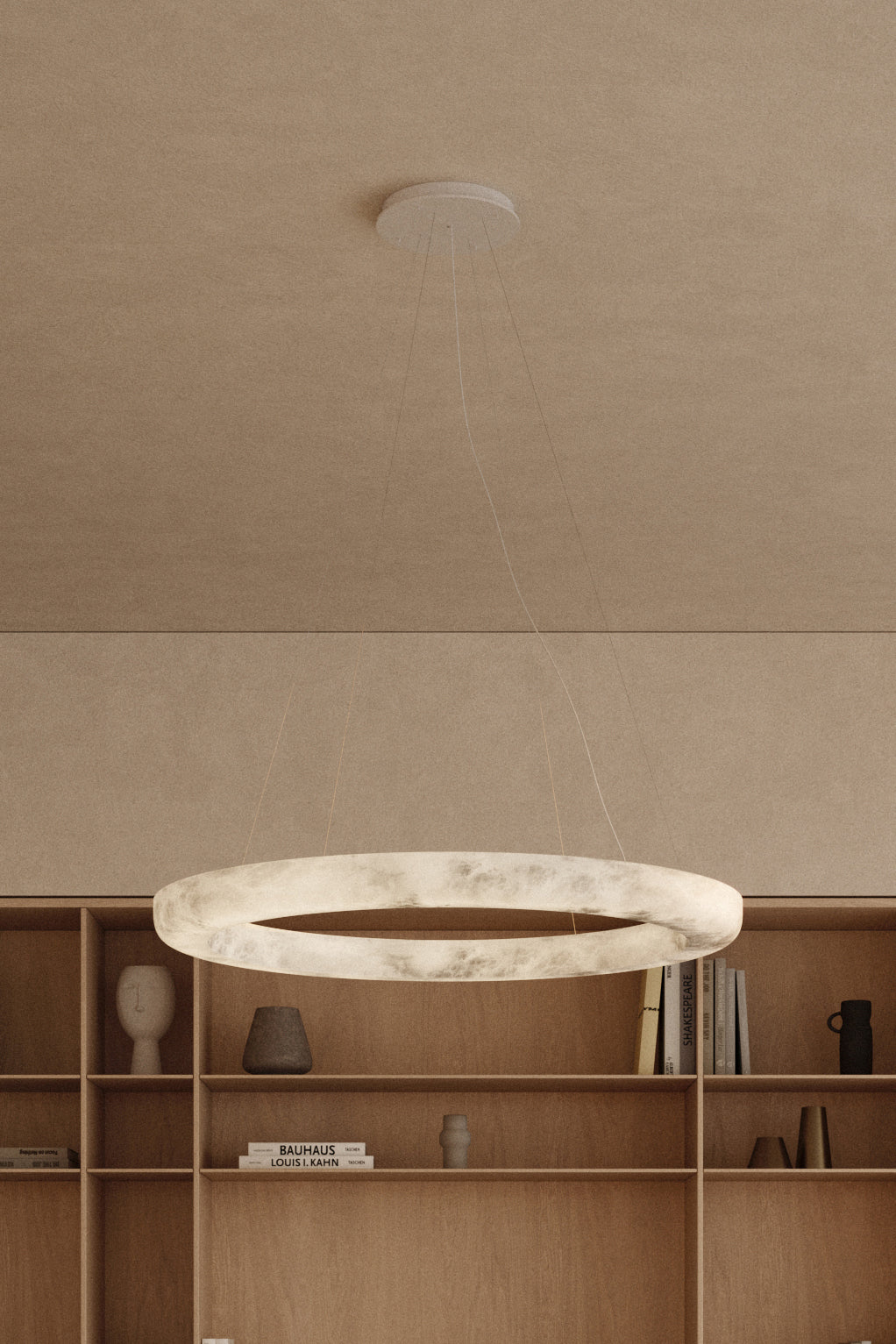 United Alabaster Ring Pendelleuchte – ø 490 x 70 x 70mm