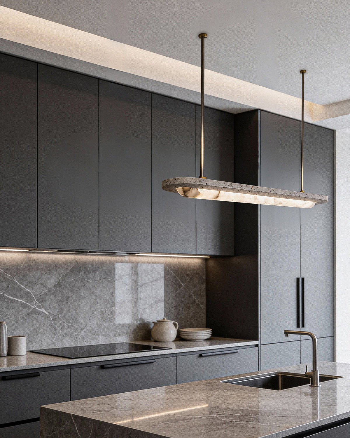 United Alabaster Capsa Pendelleuchte – Ansicht 6