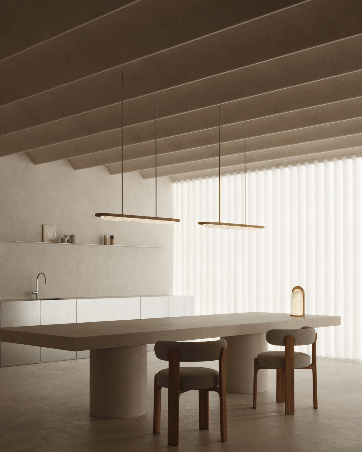 United Alabaster Capsa Pendelleuchte – Ansicht 4