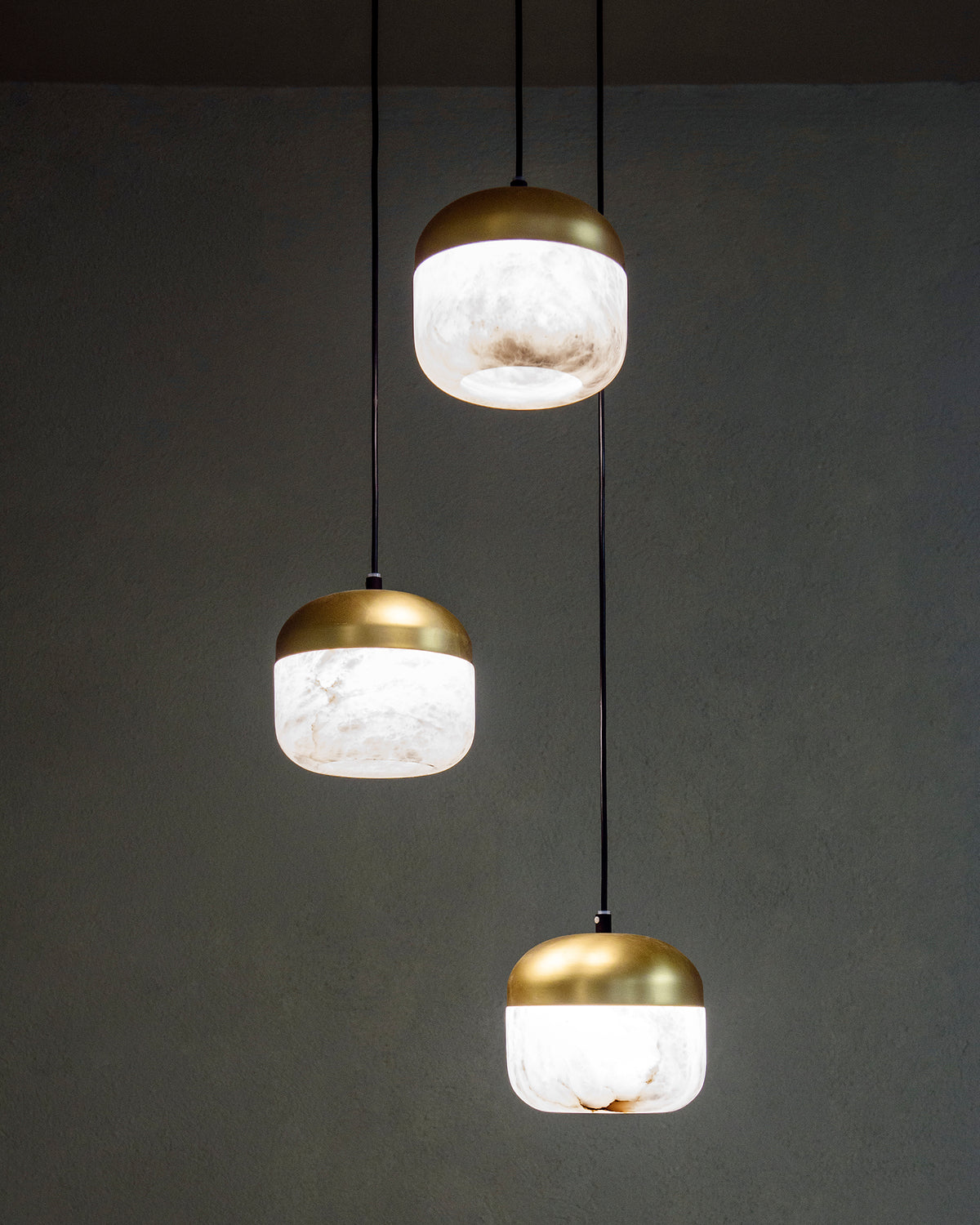 United Alabaster Copper Pendelleuchte – Ansicht 3