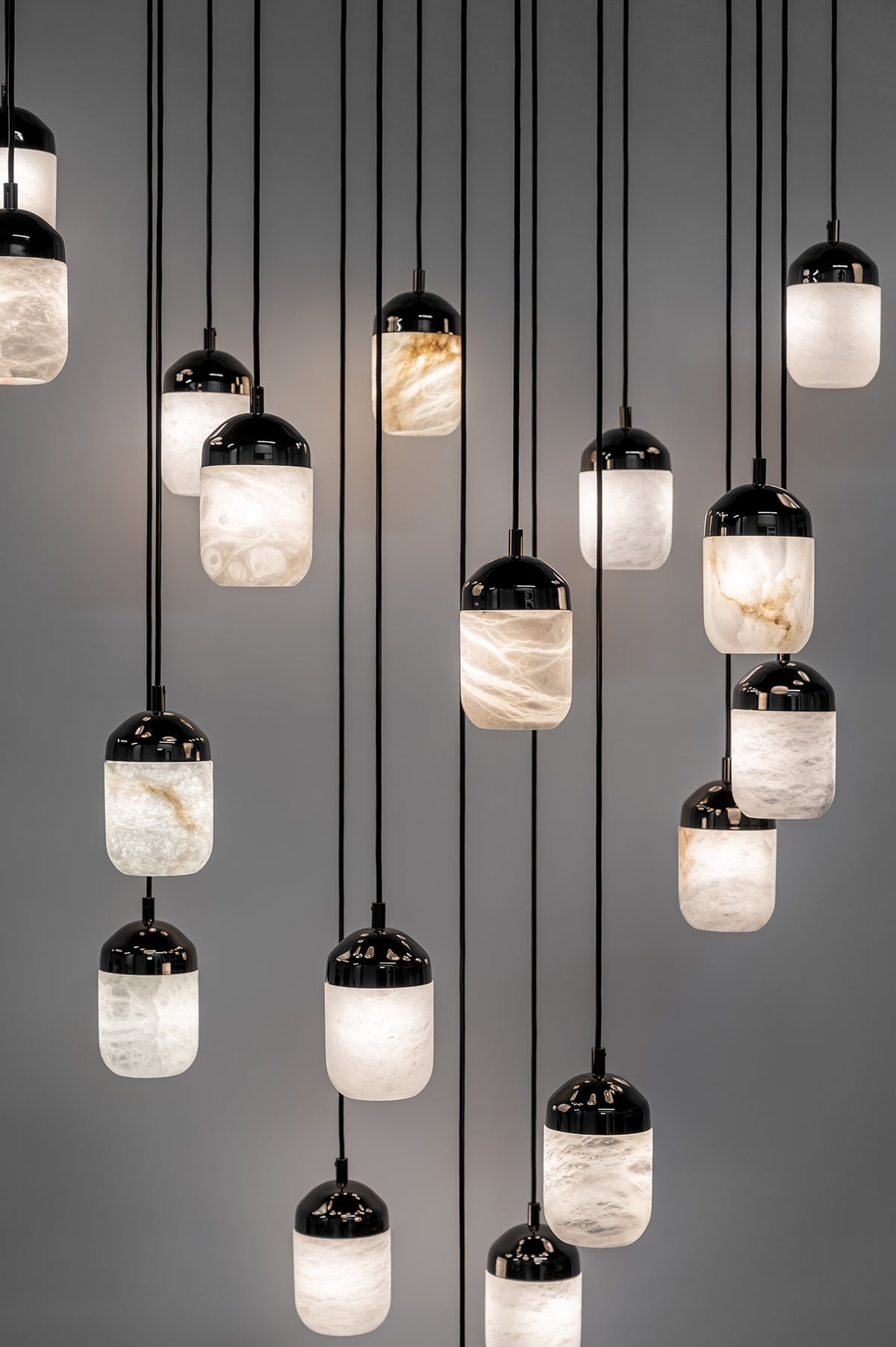 United Alabaster Glans Pendelleuchte – Ansicht 5