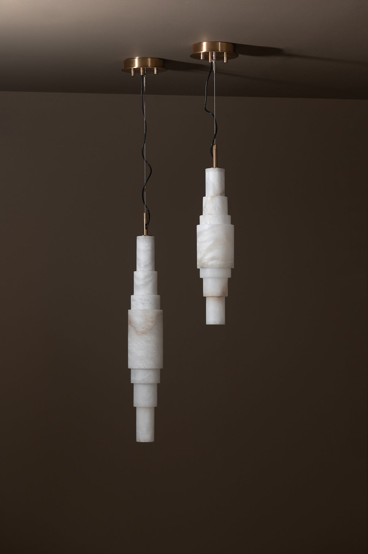 United Alabaster Kavanagh Pendelleuchte – Ansicht 5