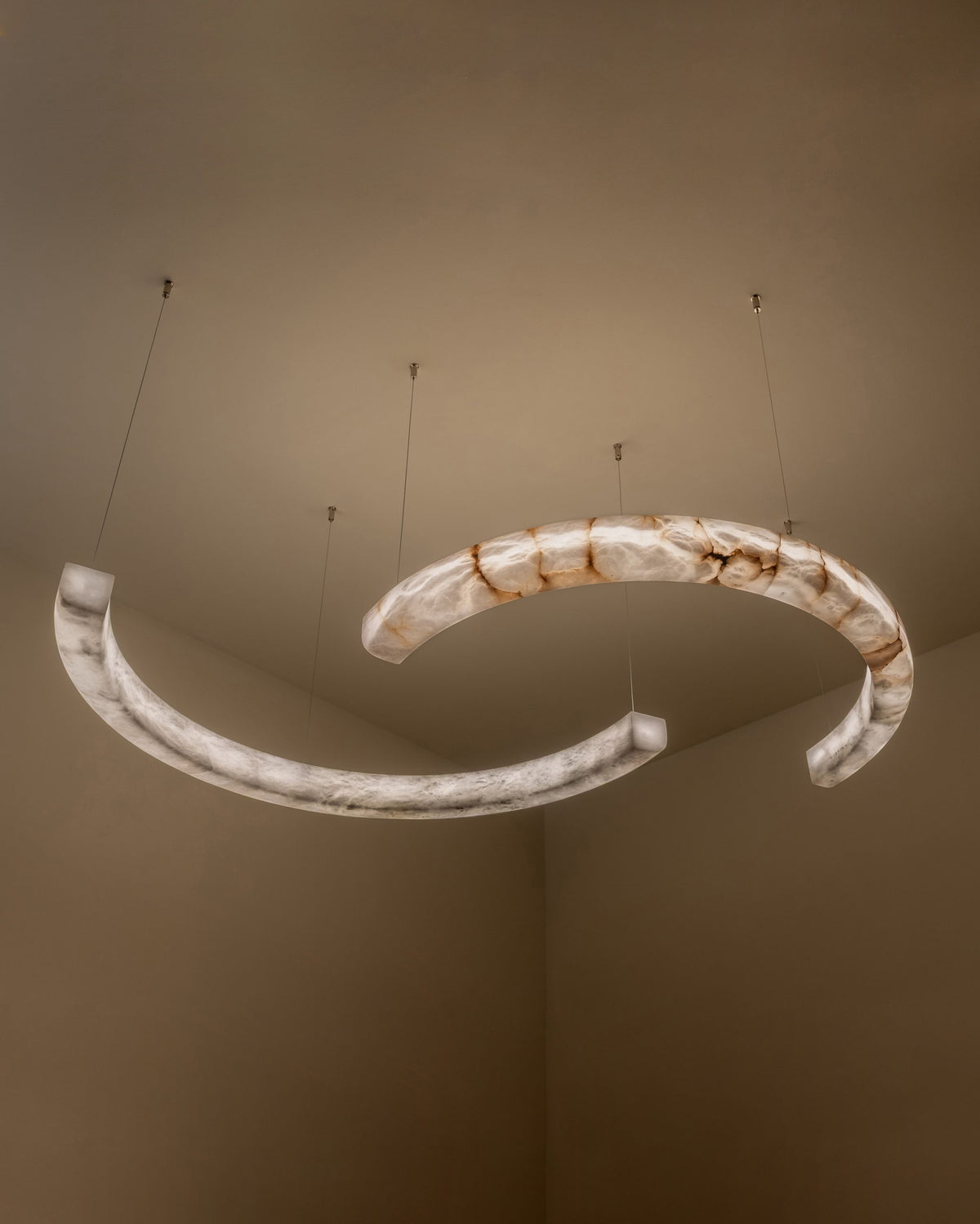 United Alabaster Kleo Pendelleuchte – Ansicht 6