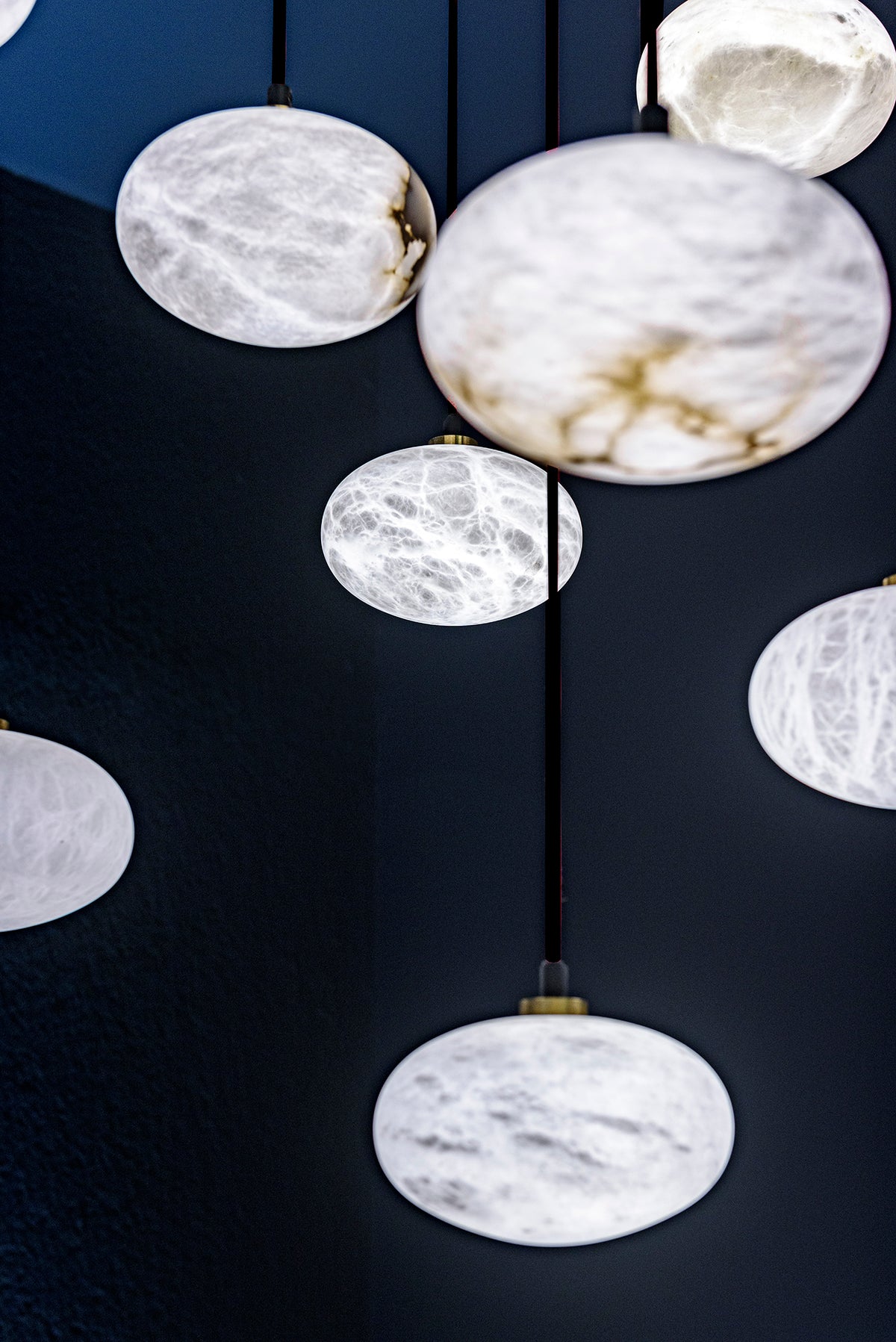 United Alabaster Oval Pendelleuchte – Ansicht 5