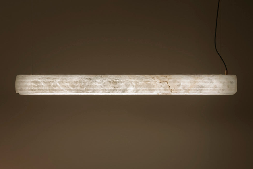 United Alabaster Roller Pendelleuchte – Ansicht 4