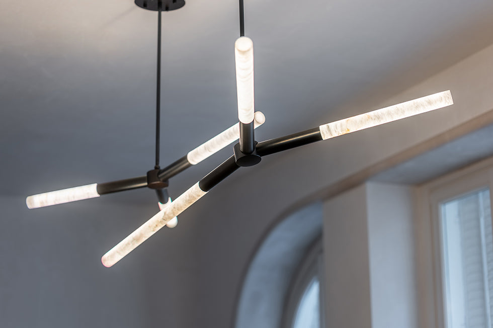 United Alabaster Ypsilon Pendelleuchte – Ansicht 3