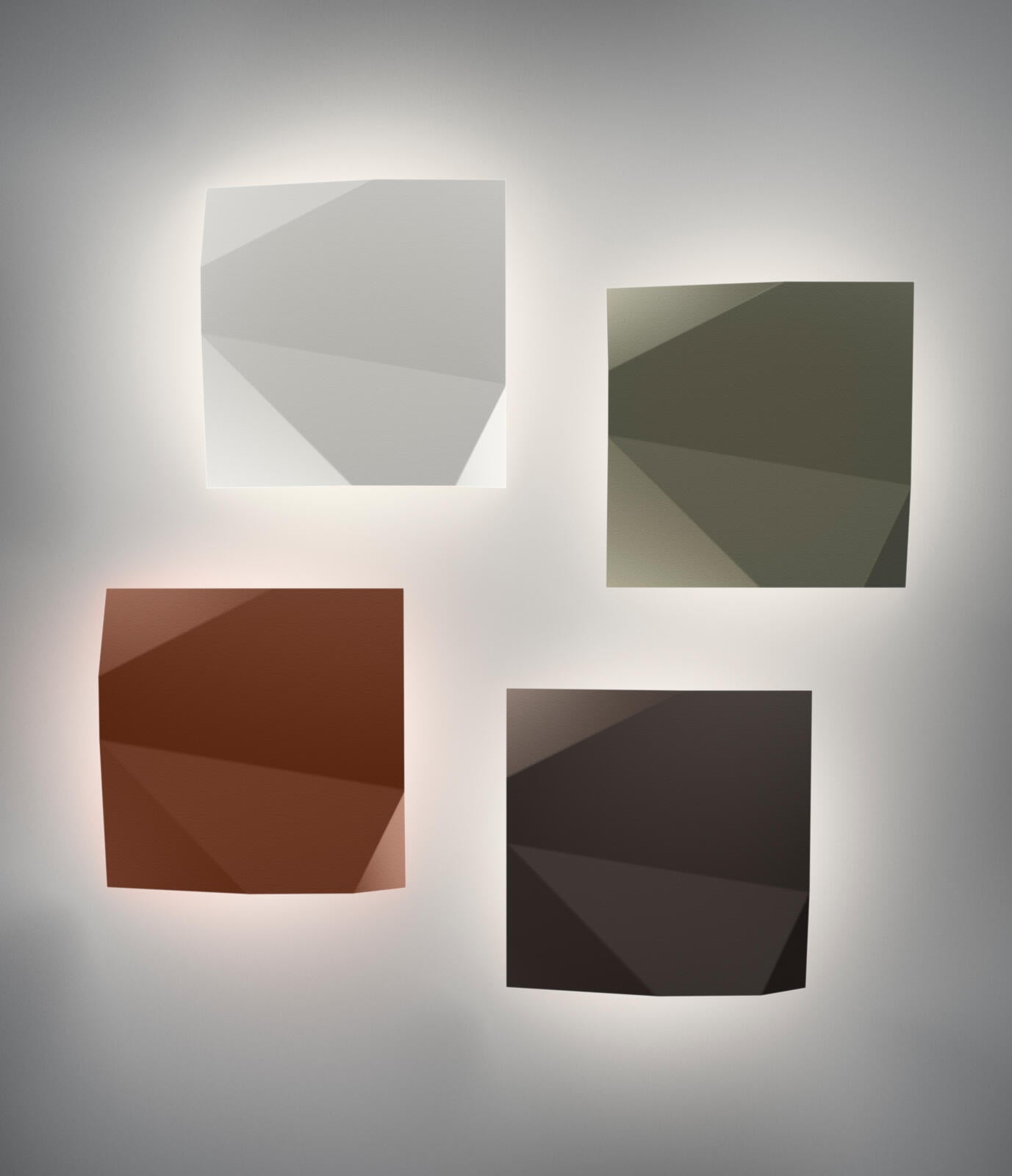 Origami 4500 Wandleuchte – Variant Weiß
