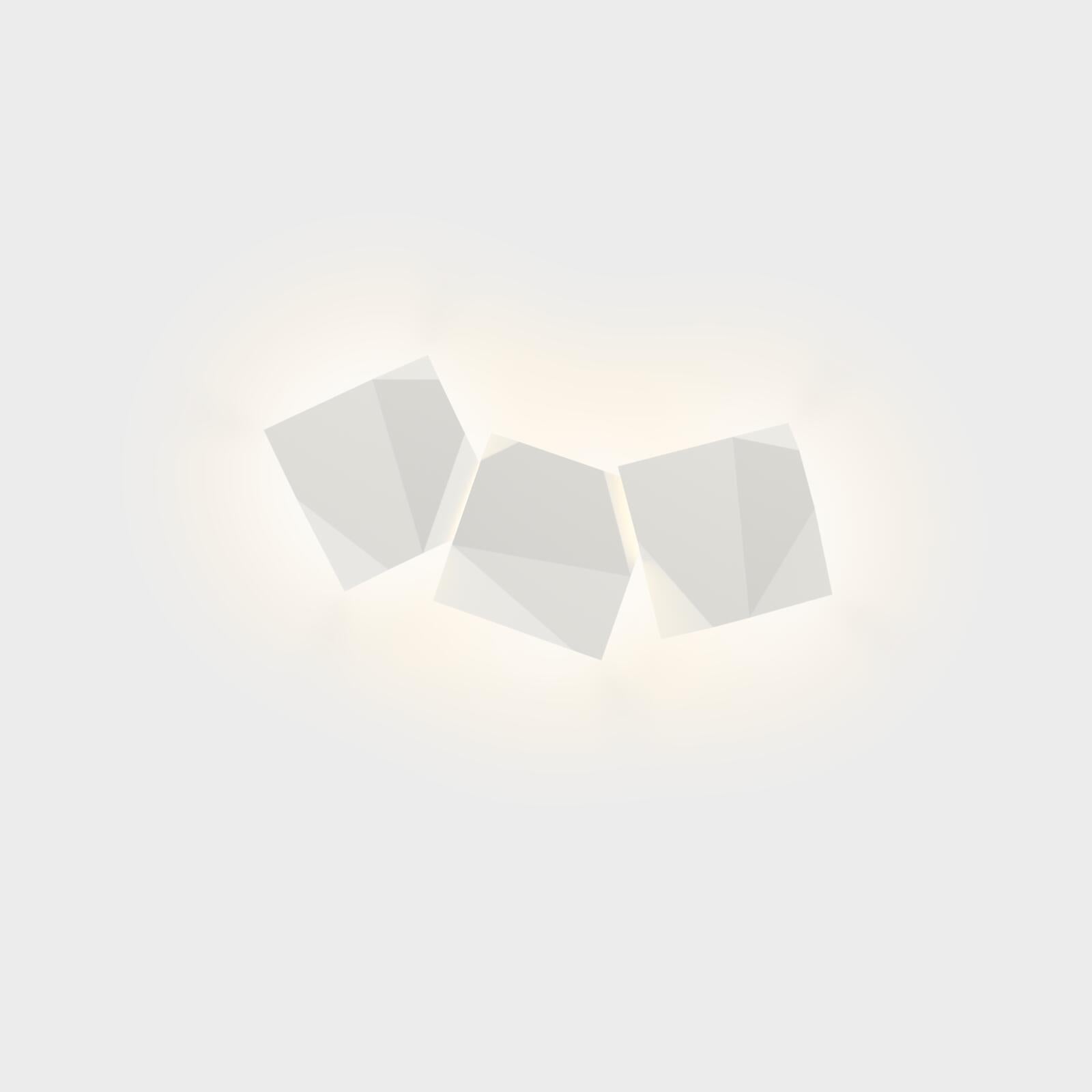 Origami 4506 Wandleuchte – Maßzeichnung Oberfläche Weiß