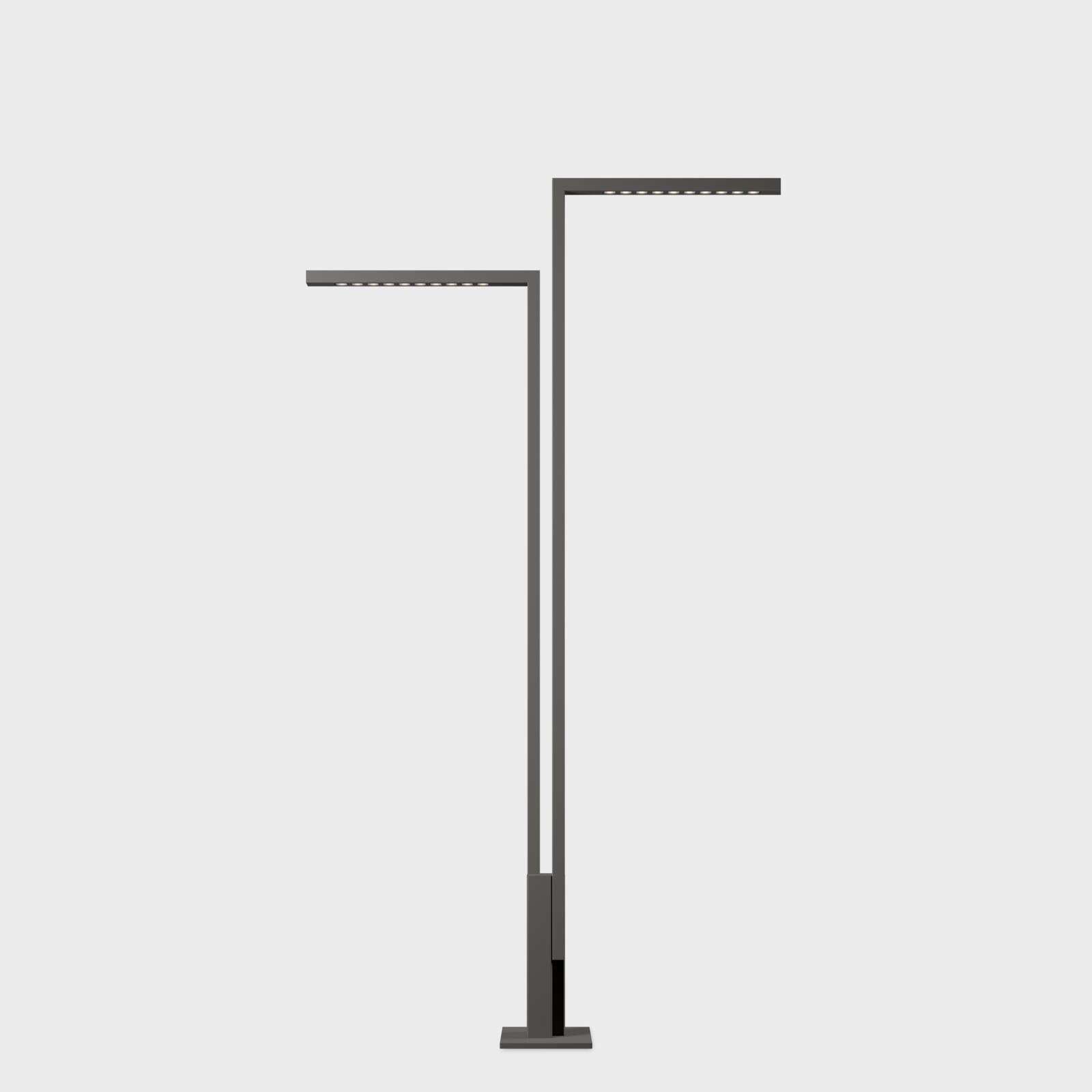 Palo Alto 4539 Außenleuchte – Maßzeichnung Oberfläche Graphite Black