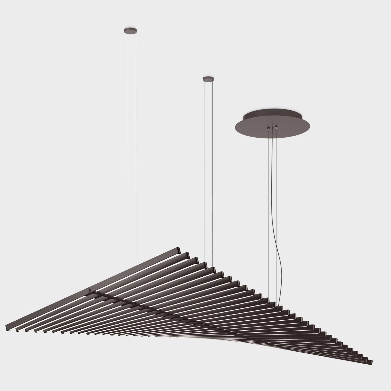Rhythm Horizontal 2122 Pendelleuchte – silueta · Oberfläche 14