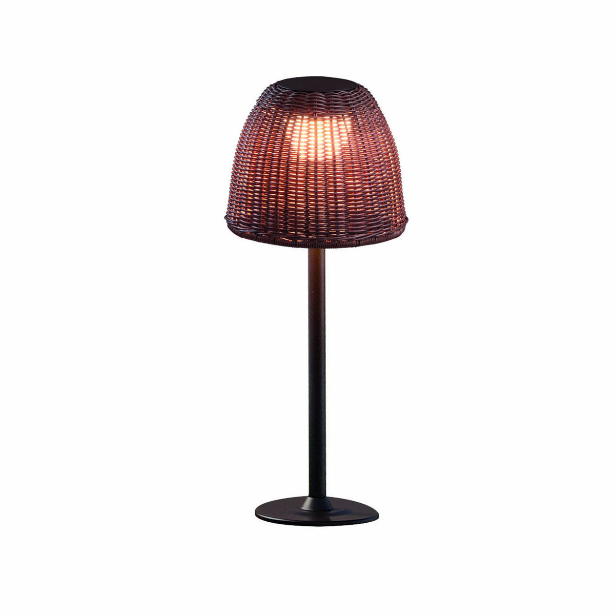 Bover Atticus B/50 Pollerleuchte – Graphitbraun, Schirm Braun *