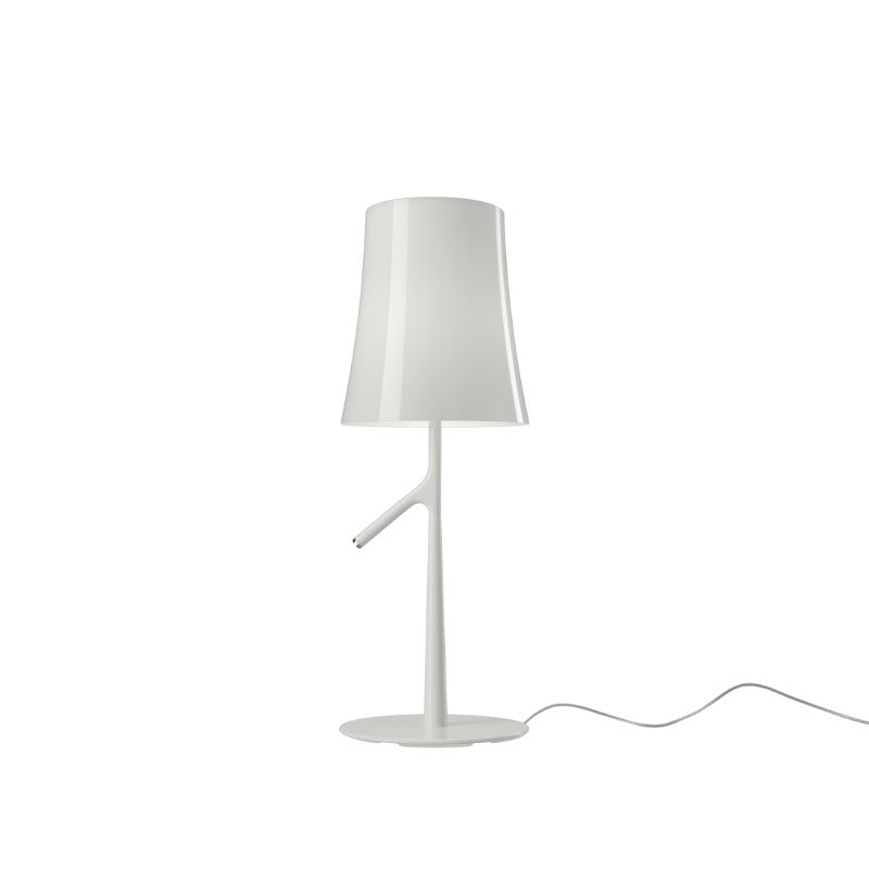 Foscarini Birdie Tischleuchte – Piccola, Grau/Weiß, LED