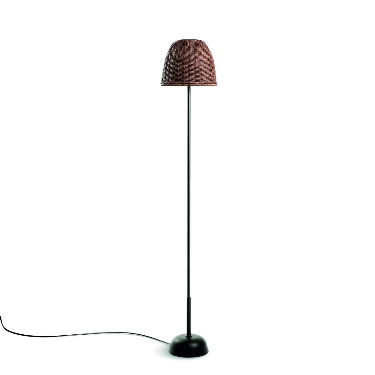 Bover Atticus P/114 Außen-Stehleuchte – Graphitbraun, Schirm Braun *