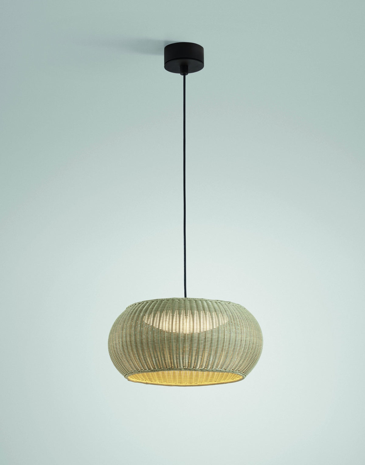 Bover Perris S/47 Außen-Pendelleuchte für Outrack 24V – Braun Beige Kunstfaser