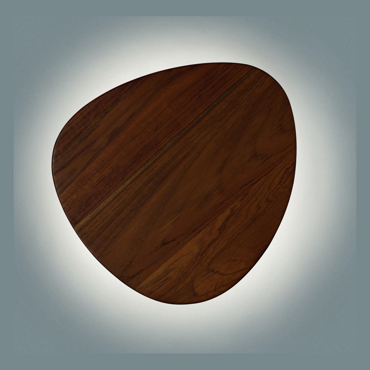 Bover Tria 05 Außen-Wandleuchte – Teakholz Front